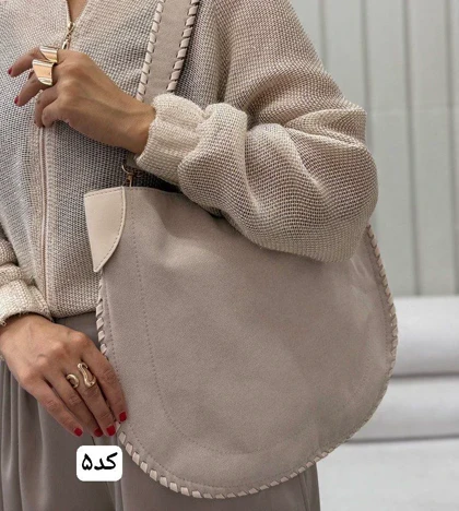 کیف زنانه چرم طبیعی گلباد