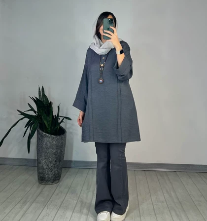 مانتو بلند رزگل 1