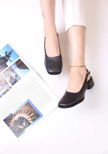 کفش صندل رکابدار زنانه مری جین 6008