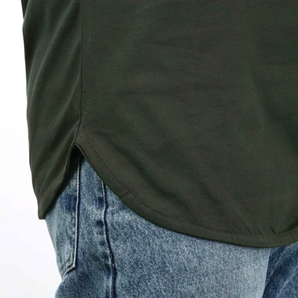 تیشرت آستین کوتاه لانگ مردانه سیزر مدل 15511453