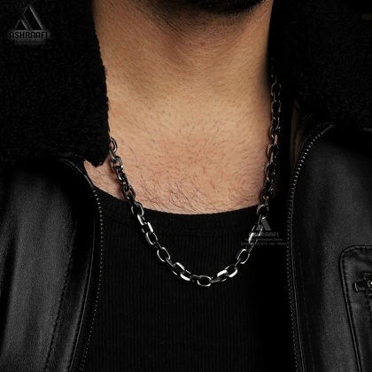 گردنبند استیل زنجیری Anchor Chain Necklace