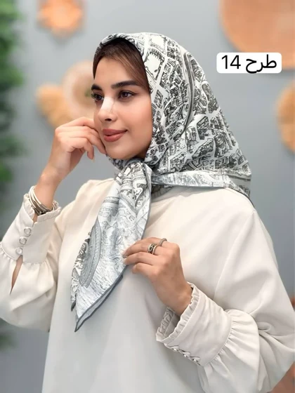 3265-روسری ابریشم وارداتی