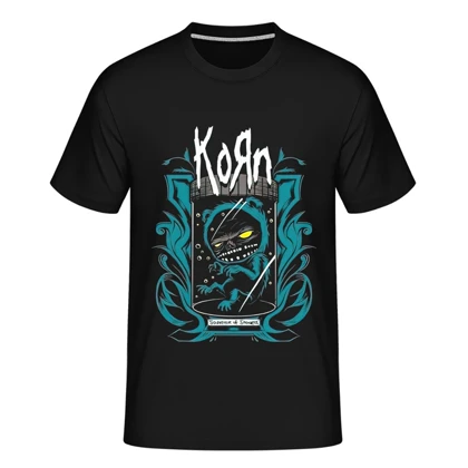 تیشرت طرح گروه کورن korn کد 2