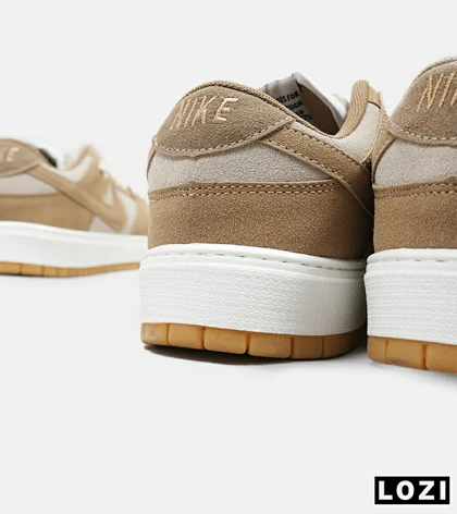 کفش کتانی مردانه قهوه ای کرم نایک NIKE SB