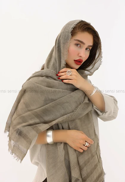 شال نخی لینن