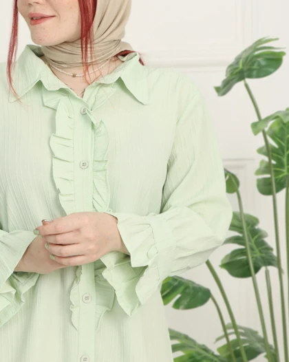 شومیز ایوا یقه چین زنانه 0888