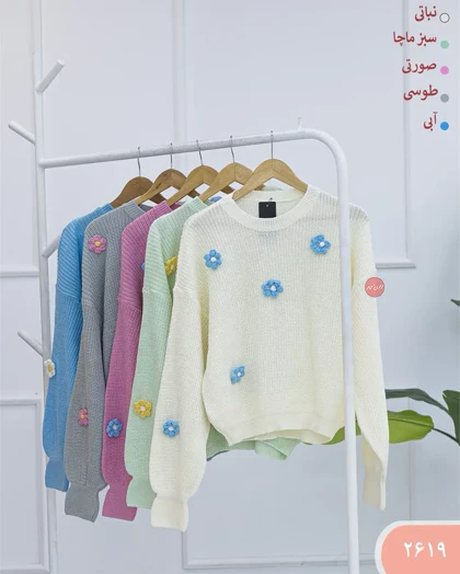 بلوزبافت گل 2619