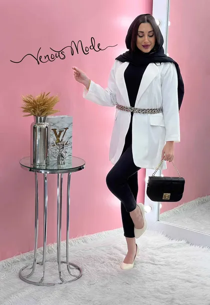 کت دویقه کمربند زنجیری