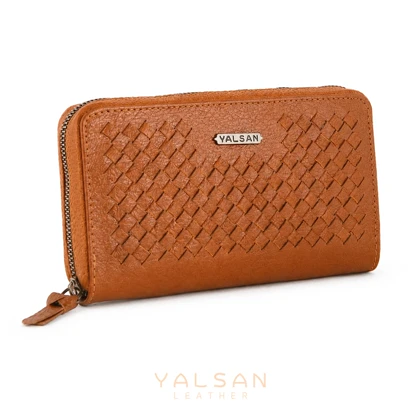 کیف پول زنانه چرم یلسان مدل غزال کد 051-BF