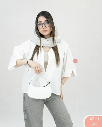 شومیز کوتاه رویسا 8401