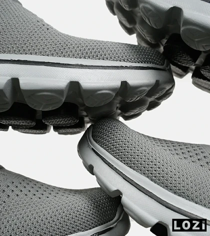 کفش کتانی بزرگ پا طوسی خاکستری SKECHERS