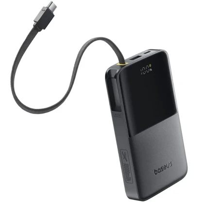 پاور بانک 10000 باسئوس Baseus مدل PPBD2P-1022 توان 22.5 وات با کابل