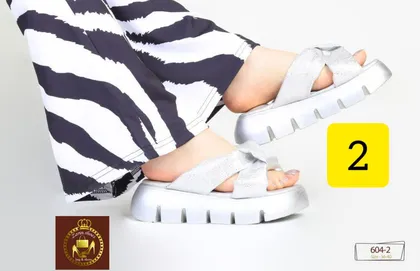 صندل دمپایی لژدار زنانه طبی 604-2