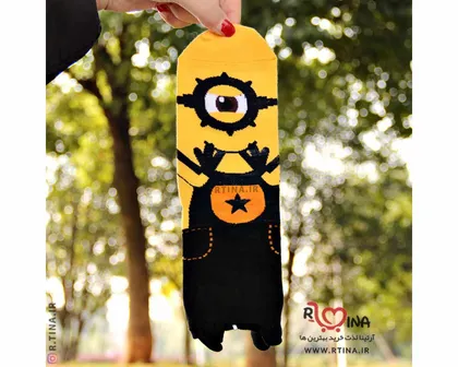 جوراب فانتزی طرح کارتونی مینیون Minions
