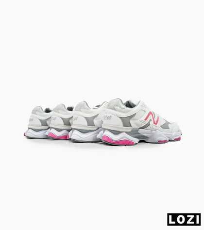 کفش کتانی زنانه طوسی سفید صورتی NEW BALANCE 9060