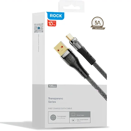 کابل تایپ سی راک مدل Z21 RCB0837 توان 100 وات 1.2 متر