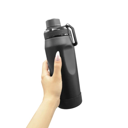 شیکر استیل ورزشی یک تیکه وکیوم کاپ مدل Steady ظرفیت 0.7 لیتر