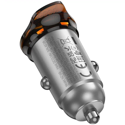 شارژر فندکی خودرو هوکو HOCO مدل NZ16B توان 45 وات
