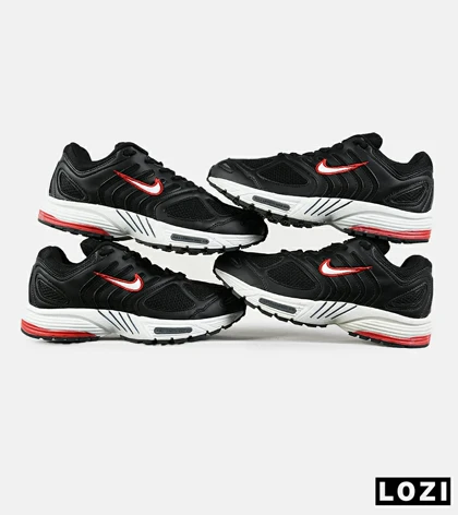کفش کتانی مردانه و زنانه مشکی قرمز سفید NIKE Pegasus 2K5 مدل 7480