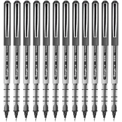 خودکار ژله ای مشکی رولر ROLLER مدل sx9586d نوک 0.5 میلی‌متری 12 عددی