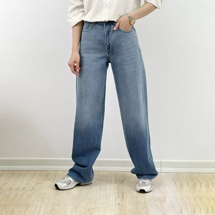 شلوار جین نیم بگ 1008213