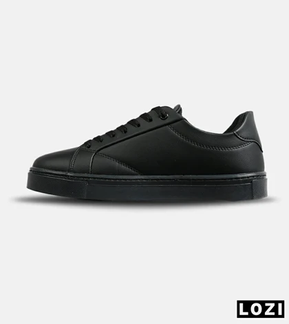 کفش کتانی کژوال مردانه و زنانه مشکی BERSHKA مدل 7764