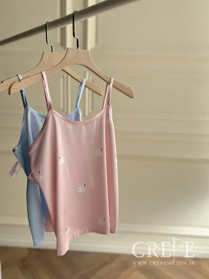 تاپ شلوارک طرح قو