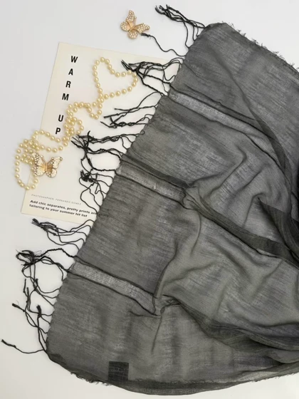 شال لینن تک‌رنگ 20684