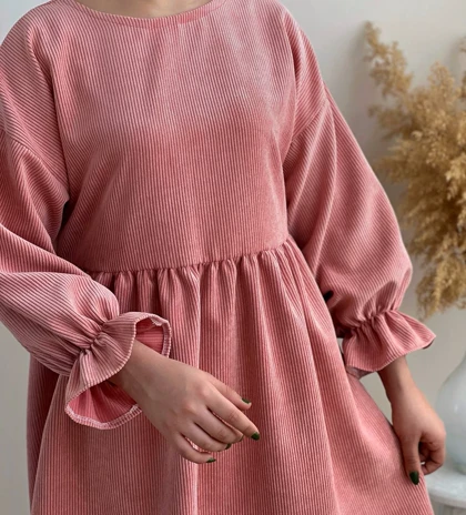 مانتو عروسکی کبریتی کد 2294