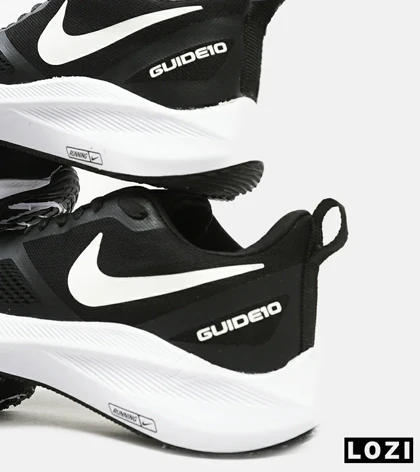کفش کتانی مردانه و زنانه مشکی سفید Nike guide 10 مدل 3184