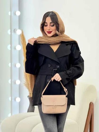 بارانی چهاردکمه صدف