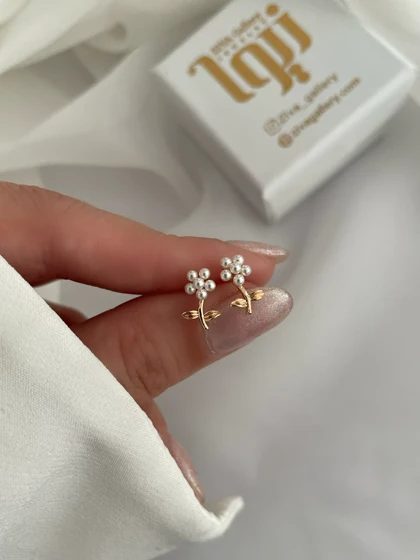 گوشواره های میخی مرواریدی ژوپینگ