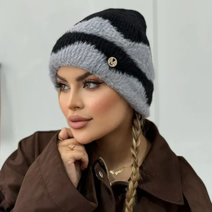 کلاه بافت ابر و بادی