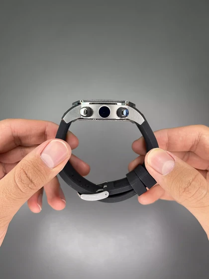 ساعت مچی بربری سه موتوره فول دیت مشکی Burberry