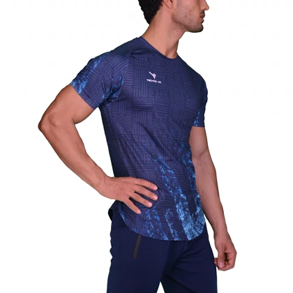 تیشرت ورزشی مردانه تکنیک پلاس 07 TS-158