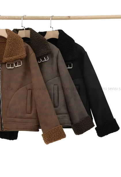 کت سوئیت بوفالو تدی یقه سگک کد1005019