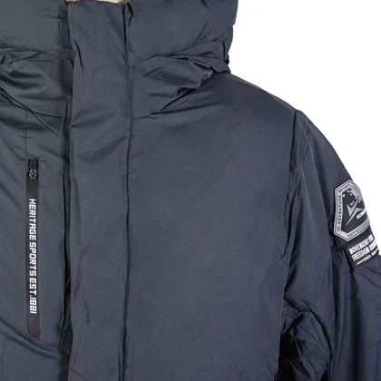 کاپشن پفی یقه ایستاده مردانه