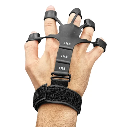 کش تقویت انگشت و ساعد سه کاره گریپستر مدل Gripster-03530