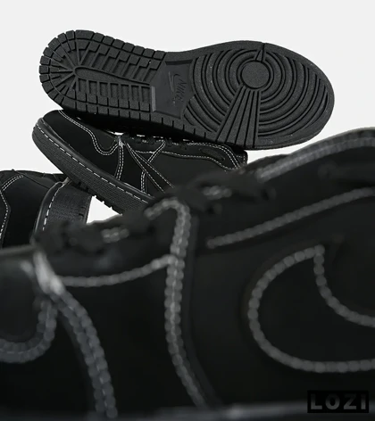 کفش کتانی مردانه مشکی NIKE travis scott