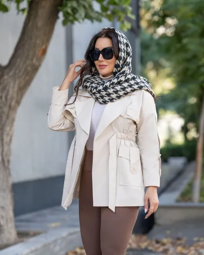 بارانی آستر دار مدل نیهان کد 1474