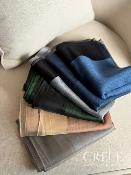 شال حریر دو رنگ