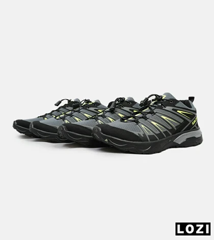 کفش کتانی بزرگ پا مشکی سبز سالومون Salomon X ULTRA