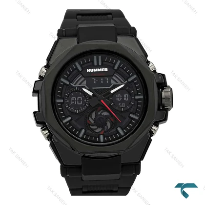 ساعت مردانه هامر 1442 مشکی دوزمانه Hummer-7603-G
