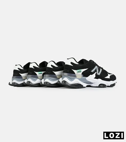 کفش کتانی مردانه و زنانه مشکی سفید NEW BALANCE 9060