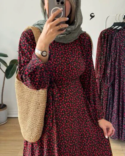 پیراهن ساحلی گل دخت 5