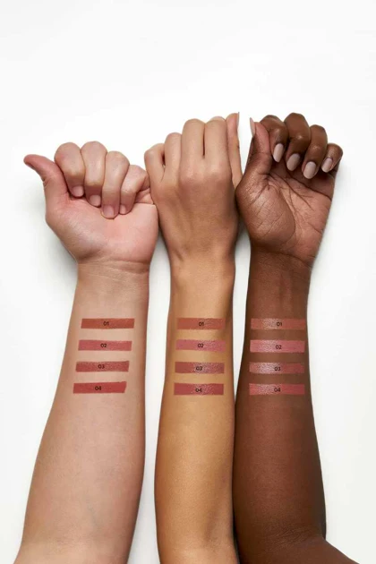 رژ لب مدادی نرم و مخملی گلدن رز, مدل Nude Look رنگ Peachy Nude شماره 03