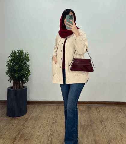 کت جلو دکمه فارا با ارسال رایگان