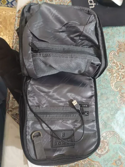 کیف کراس بادی قفل ضد سرقت دار اورجینال بنج BANGE 7082