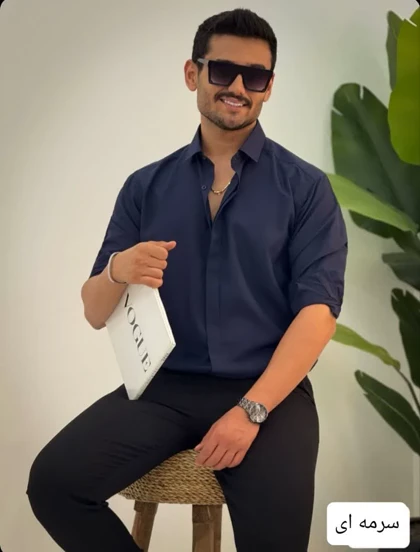 پیراهن پارچه ای ساده_کد4451