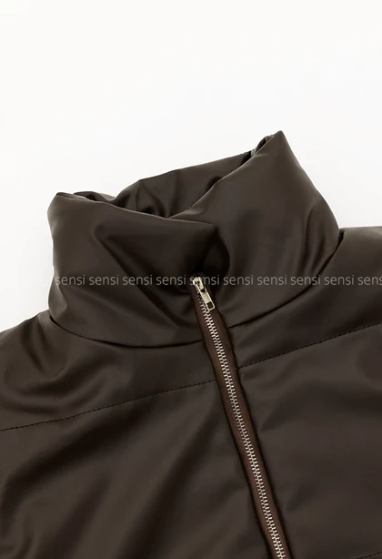 پافر آستر دار چرم کد1005181